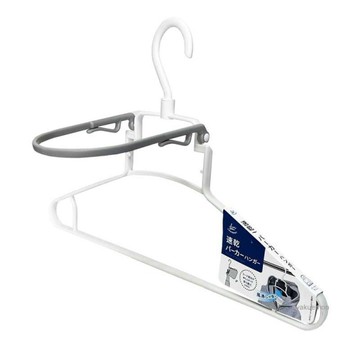 asdfkitty*日本SURUGA 帽T專用曬衣架-連帽上衣 外套 速乾 雨天必備-正版商品