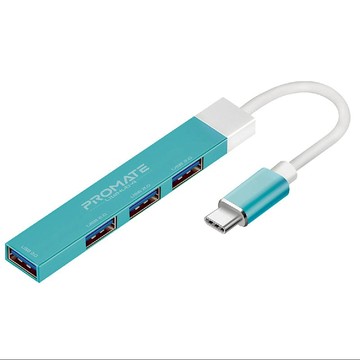 Type C to USB 3.0 (4埠) Hub 高速集線器(LiteHub-4) 黑