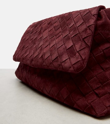 Bottega Veneta Giorno Intrecciato suede shoulder bag