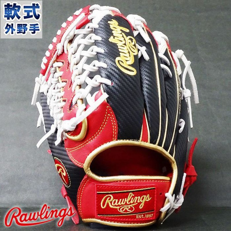 軟式 カラー グラブ HOH ハイパーシェル 外野 ローリングス(Rawlings) 【野球・ソフト】 グローブ 左投げ  (GRXFHSB88-SC-H) | LINEブランドカタログ