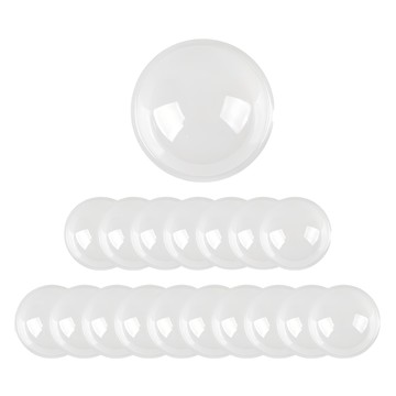 Uniart 大尺寸透明半圓球 18入組  透明  18個