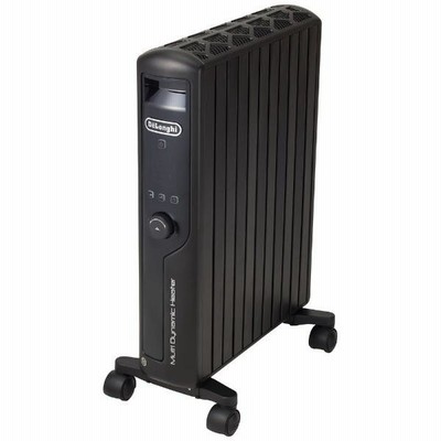 デロンギ　コジマ｜マルチダイナミックヒーター 最大13畳まで 1500W　MDHU15-PB マットブラック