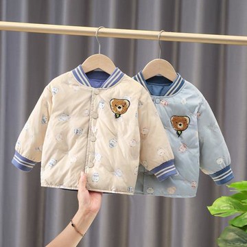 兒童輕薄羽絨服內膽男童秋冬裝嬰兒洋氣寶寶新款保暖上衣女童外套