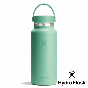 【Hydro Flask】寬口真空保溫鋼瓶32oz『蒂芬尼藍』HW32CTS 戶外 露營 登山 健行 休閒 時尚 保溫瓶