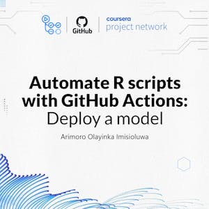 Automate R scripts with GitHub Actions: Deploy a model