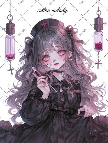 original sticker no.1571 人物貼紙 原創貼紙 人物貼紙 女孩貼紙 原創人物貼紙