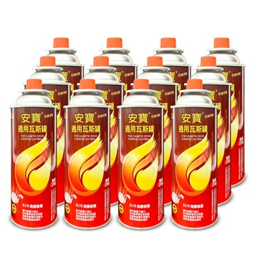 瓦斯爐/瓦斯罐 【E-JOBO 怡家寶】韓國進口安寶通用瓦斯罐x12瓶(250g/瓶)