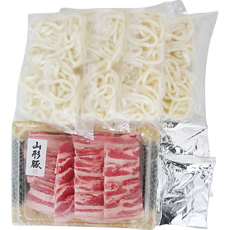 (メーカー直送 送料込み)亀山名物 みそ焼きうどん豚セット（4人前） PA-SY23-KW048