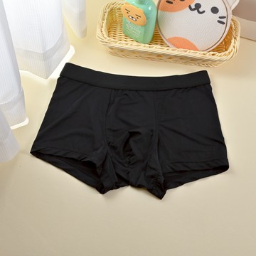 AP-男童冰絲速乾四角褲-黑