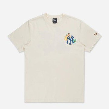 NEW ERA 男女 短袖上衣 MLB GRAPHIC CAPSULE 紐約洋基 白 NE14500123