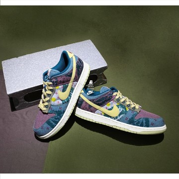 【逢甲 FUZZY】Nike Dunk Low Community Garden 丹寧 拼接 復古 CZ9747-900