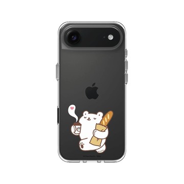 iPhone Air Clear Case（相機按鈕） 透明 - 白白日記 Darylhochi - Chill day