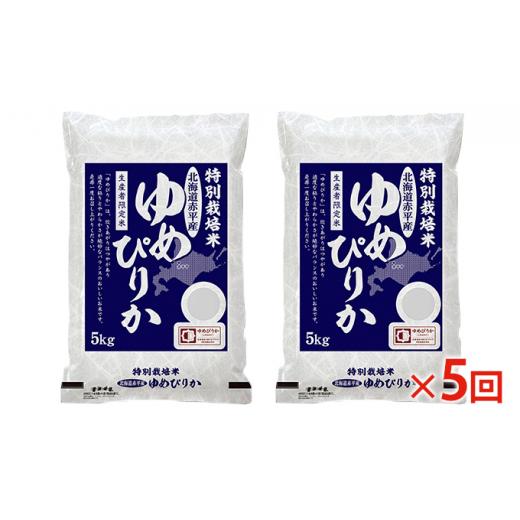 ふるさと納税 北海道 赤平市 北海道赤平産 ゆめぴりか 10kg (5kg×2袋) 特別栽培米  米 北海道 定期便