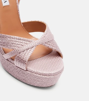 Aquazzura Sundance Plateau platform sandals