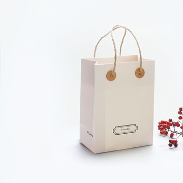 友好 // Kinari 顏色）小 Sopping Bag 一個小手提包，傳達你的感受