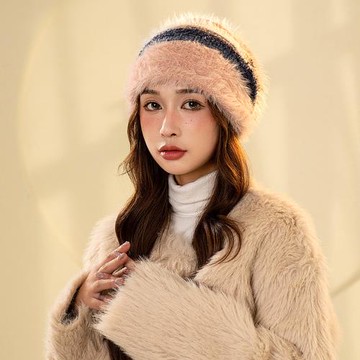 Acorn*橡果-韓系多色毛帽防曬機能帽月子帽保暖帽1779(D款)