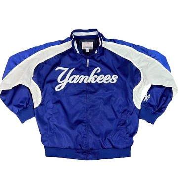 MLB Majestic 紐約 洋基隊 New York Yankees 復古立領 外套 棒球外套 Jacket