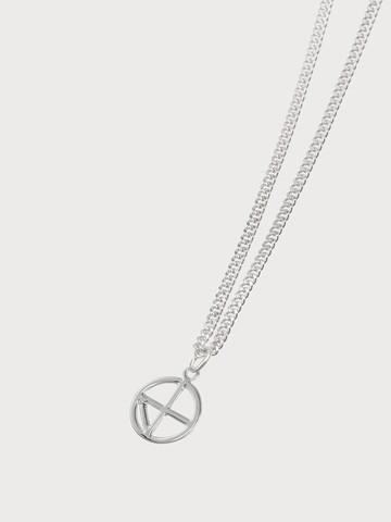 Compass Chain Necklace - Silver