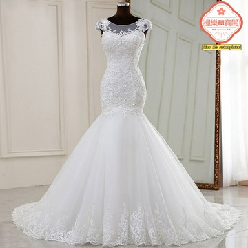 【夢幻拖尾】中式婚紗 長款婚紗 法式婚紗 蕾絲婚紗 白色婚紗 韓式婚紗 氣質修身 中腰設計 日韓風格 婚禮主紗