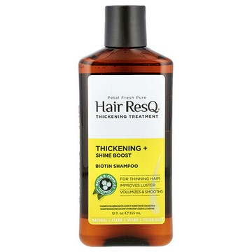 Petal Fresh, Hair ResQ®，生物維生素素洗髮精，增厚 + 光澤提升，12 液量盎司（355 毫升）