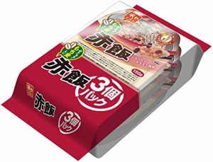 米やのごはん もち麦入り赤飯 3個パック(150g×3)