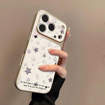 多個星星適用蘋果17手機殼小羊皮蘋果16保護套15新14外殼13/12