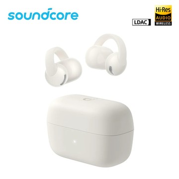 【Soundcore】C50i 開放式藍牙耳夾耳機｜雲霧白