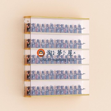 可掛墻盲盒收納展示架 亞克力泡泡瑪特罩 透明手辦防塵柜【淘夢屋】