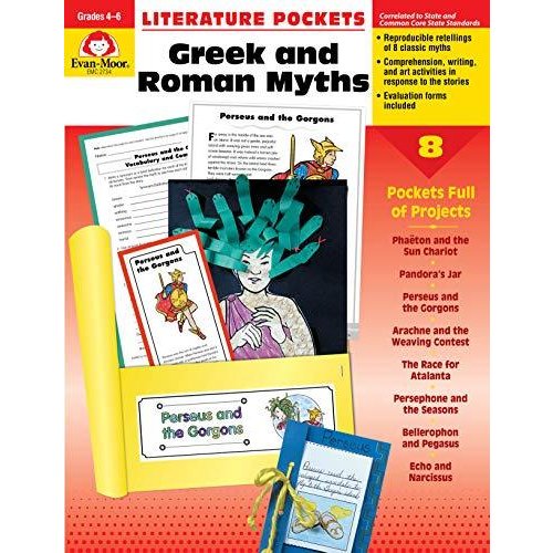 Literature Pockets  Greek  Roman Myths Grades 4-6