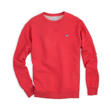 美國百分百【全新真品】Southern Tide T恤 T-shirt 大學T 長袖 圓領 XS號 紅色 F724