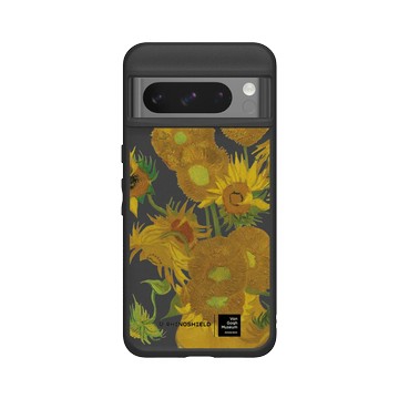 Pixel 8 Pro SolidSuit 黑 - Van Gogh Museum - 向日葵-透明