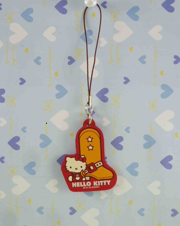 【震撼精品百貨】Hello Kitty 凱蒂貓 手機吊飾-紅鞋 震撼日式精品百貨
