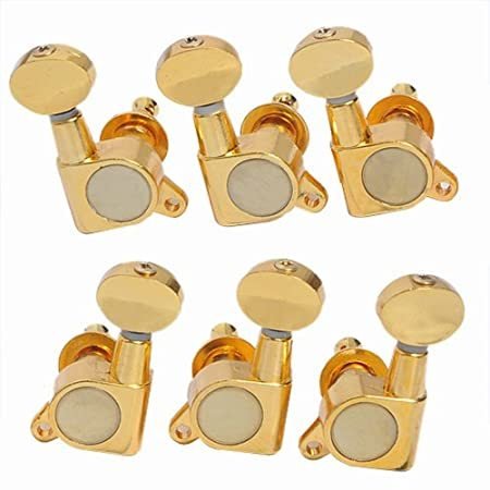 2sets of 12pcs of 6R6L Tuning Pegs Deluxe Machine Head Tuners Gold for Fend