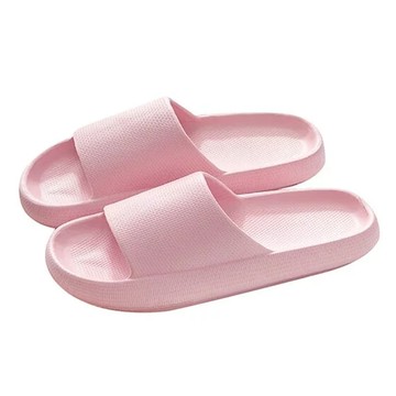 踩屎拖鞋 Q彈柔軟 超厚鞋底 輕盈材質  38~39  粉色