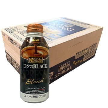 *貪吃熊* 箱出 日本 朝日 Asahi Wonda 即飲咖啡 濃郁咖啡 濃郁極咖啡 咖啡 無糖咖啡 400ml*24瓶