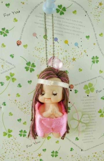 【震撼精品百貨】Q比_Kewpie~鎖圈-桃女神