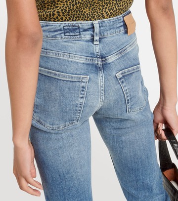AG Jeans Girlfriend mid-rise straight jeans