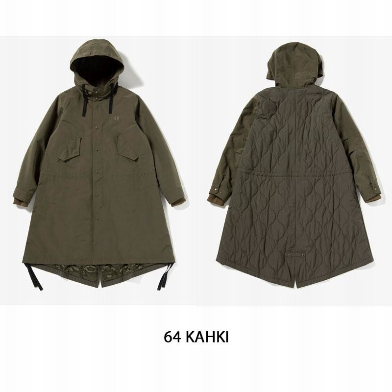 フレッドペリー コート レディース FRED PERRY MIX PANEL FISHTAIL 
