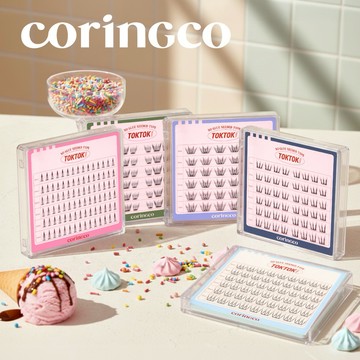 1+1 自由配💞【CORINGCO】TokTok 輕盈免膠假睫毛  多款任選