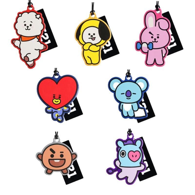 v テヒョン テテ タタ tata bt21 公式グッズ bts 防弾少年団 バンタン ネームタグ ラゲージタグ 旅行 トラベルグッズ 韓流 グッズ  kpop | LINEショッピング