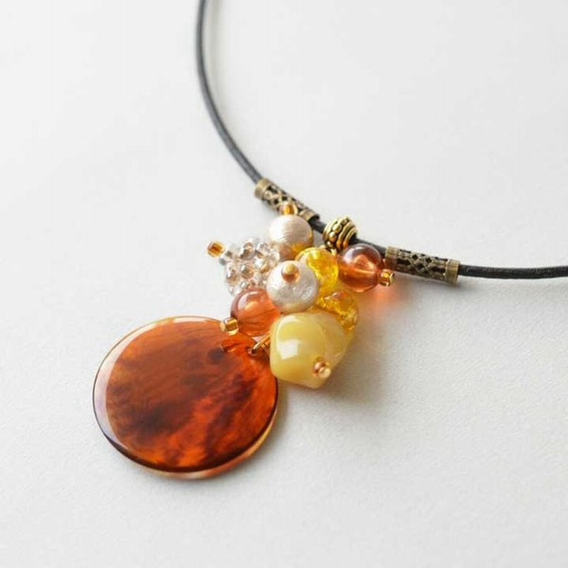 ビーズキット Miyuki コローレ ネックレスキット コッラーナ アンブラ Bfk 556 アクセサリーキット 手作り ハンドメイド 手芸 おしゃれ 通販 Lineポイント最大0 5 Get Lineショッピング