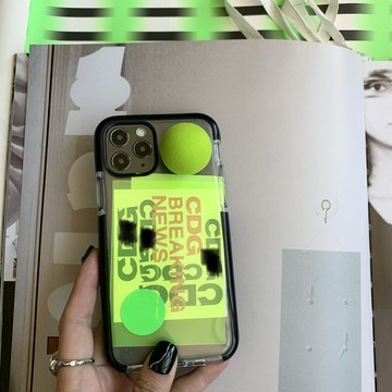 mylittlebubble藝術自制大牌標簽diy原創設計iphone12蘋果手機殼