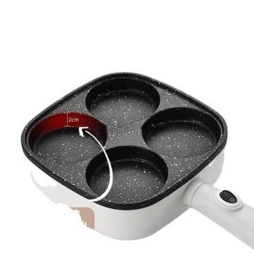 煎雞蛋漢堡機不粘電餅鐺家用插電動煎蛋鍋4孔早餐蛋餃鍋