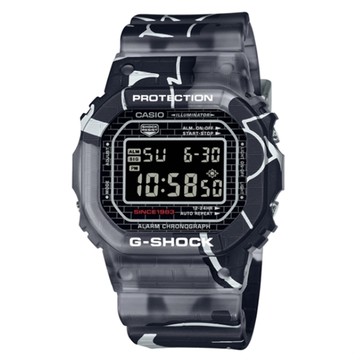 【CASIO 卡西歐】G-SHOCK 塗鴉藝術 街頭原創 經典方形 DW-5000SS-1_42.8mm