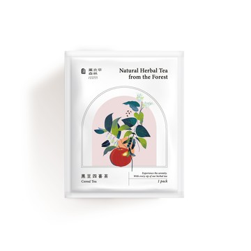 【薰衣草森林 Select】 黑豆四喜茶7入組 | 沖泡飲 養生茶 蕎麥 黑豆 蘋果茶 漢方飲 黃精