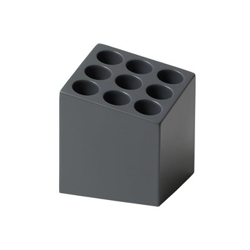 【日本ideaco】CUBE 砂岩9孔雨傘架-多色可選-深炭灰
