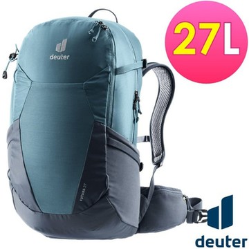 【Deuter】Futura 27L 輕量網架式透氣背包_3400321 霧藍