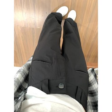 高腰黑色西裝褲子女款小個子胖mm顯瘦闊腿褲梨型身材垂感直筒長褲
