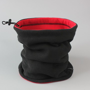 單秋冬季保暖圍脖男女士戶外運動滑雪帽子雙層加厚抓絨脖套男1入