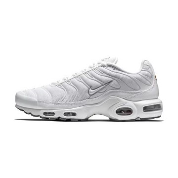 Nike Air Max Plus 男鞋 白色 全白 氣墊 復古 漸層 休閒 緩震 運動 休閒鞋 604133-139